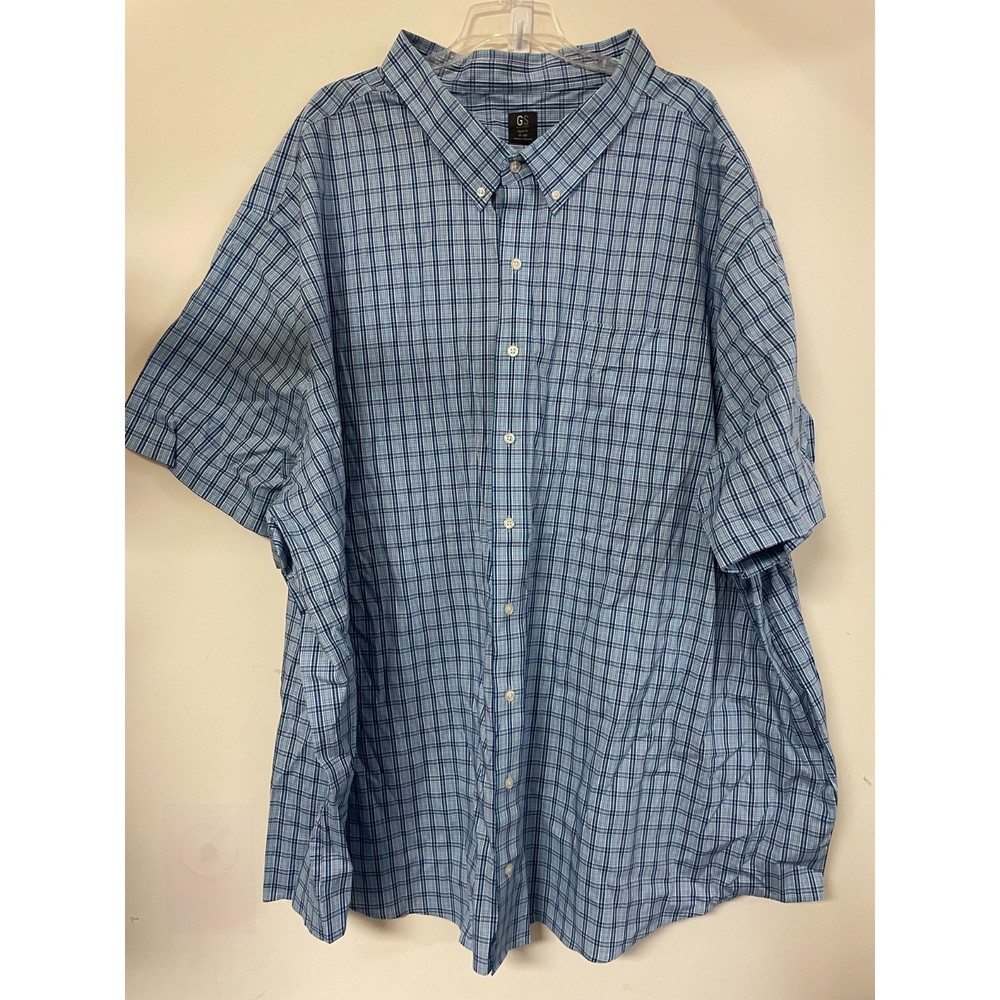 GS EASY STRETCH 24 BIG PLAID SHIRT‎ MENS